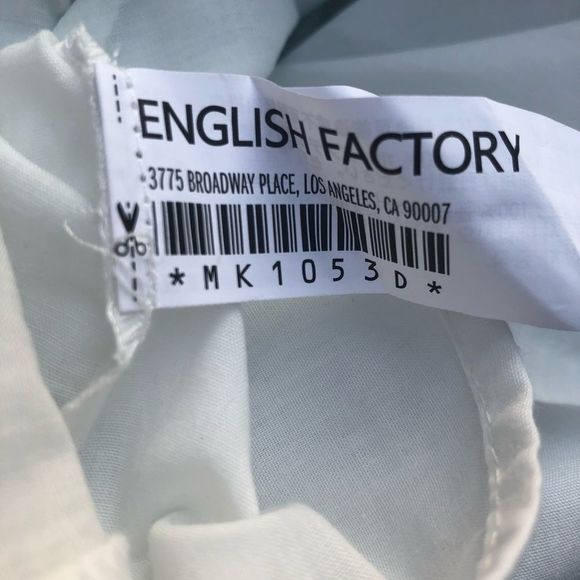 **English Factory Stripe Spaghetti Strap (Tie) Shoulder Dress - Picture 6 of 11